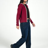 CASHMERE HANDFEEL SWEATER HOODIE