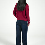 CASHMERE HANDFEEL SWEATER HOODIE