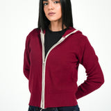 CASHMERE HANDFEEL SWEATER HOODIE