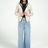 CASHMERE HANDFEEL SWEATER HOODIE