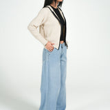 CASHMERE HANDFEEL SWEATER HOODIE