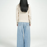 CASHMERE HANDFEEL SWEATER HOODIE