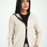 CASHMERE HANDFEEL SWEATER HOODIE