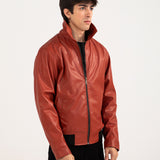 FAUX LEATHER JACKET