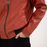 FAUX LEATHER JACKET