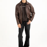 FAUX LEATHER JACKET