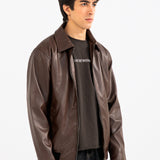 FAUX LEATHER JACKET