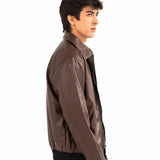 FAUX LEATHER JACKET