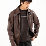 FAUX LEATHER JACKET
