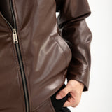 FAUX LEATHER JACKET