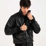 FAUX LEATHER JACKET