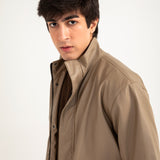 FAUX LEATHER JACKET