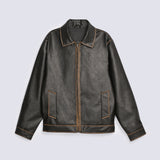 VINTAGE FAUX LEATHER JACKET