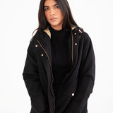 JACKET WITH SHERPA LINING