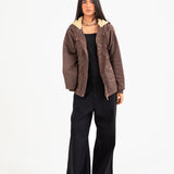 JACKET WITH SHERPA LINING
