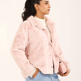 COLLARED FUR JACKET
