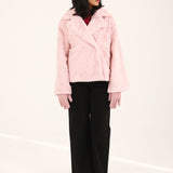 DOUBLE-BREASTED FUR JACKET