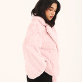 DOUBLE-BREASTED FUR JACKET