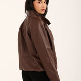OVERSIZED PU JACKET