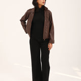 OVERSIZED PU JACKET
