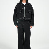 CONTRAST DENIM JACKET