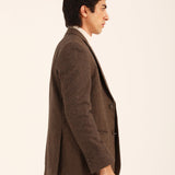 TEXTURED WOOL BLEND COAT