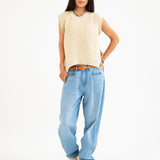 SLEEVELESS SWEATER VEST