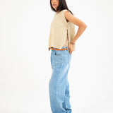 SLEEVELESS SWEATER VEST