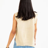 SLEEVELESS SWEATER VEST