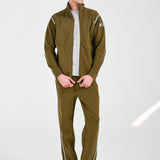 MOCK NECK ZIP UP JACKET