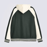 BAGGY FIT TEXTURED GRAPHIC HOODIE