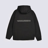 BAGGY FIT TEXTURED GRAPHIC HOODIE