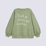 MATCHA GRAPHIC SWEATSHIRT