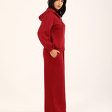 REGULAR HOODIE WITH BLOUSED SLEEVE