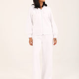 REGULAR HOODIE WITH BLOUSED SLEEVE