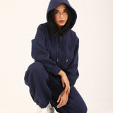 CROPPED HOODIE WITH BLOUSED SLEEVE