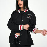 CONTRAST VARSITY JACKET