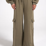CARGO WIDE LEG TROUSERS