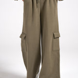 CARGO WIDE LEG TROUSERS