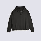 WARM LUXE BUBBLE HEM HOODIE