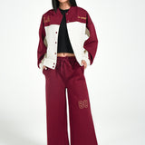 EMBROIDERED VARSITY JACKET