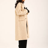 TEXTURED OVERSIZED COAT