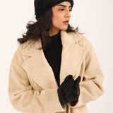 TEXTURED OVERSIZED COAT