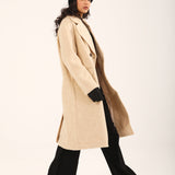 TEXTURED OVERSIZED COAT