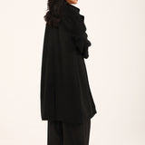 TEXTURED OVERSIZED COAT