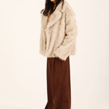 OVERSIZED FUR COAT