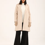 COAT WITH PANEL DETAIL