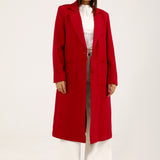 LONG COAT WITH PATCH POCKETS