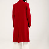 LONG COAT WITH PATCH POCKETS