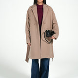 BELTED OVERSIZED COAT